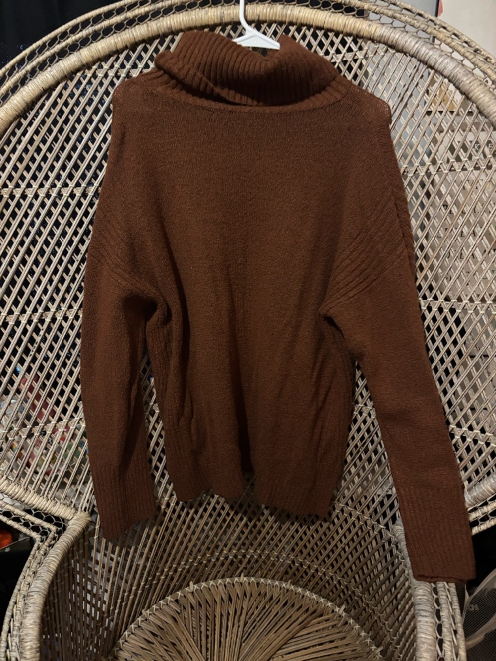 Classic Turtleneck Sweater - Brown